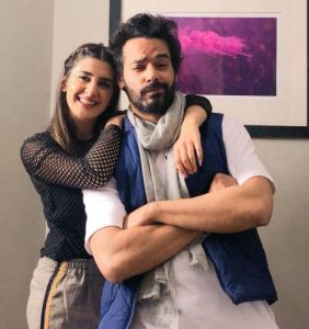 Kubra Khan and Gohar Rasheed posing together